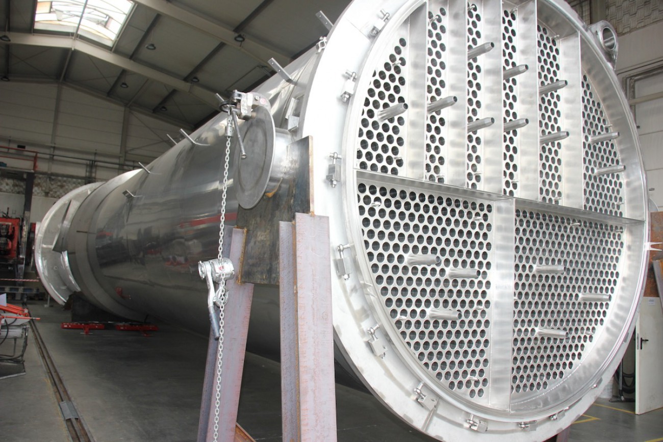 Eindampfanlage Verdampfer – Verdampfer vor der Auslieferung