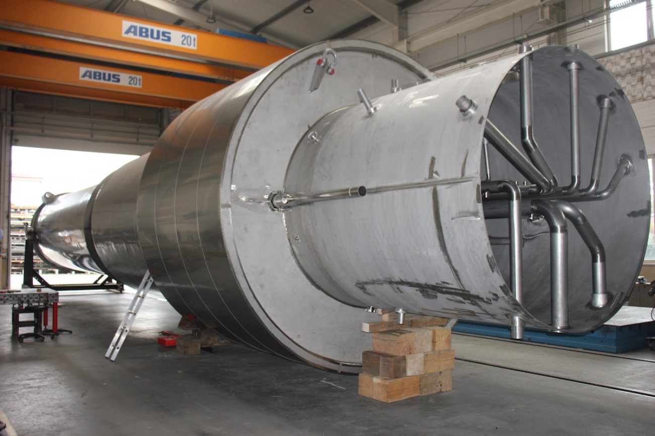 Eindampfanlage Verdampfer – Verdampfer vor der Auslieferung