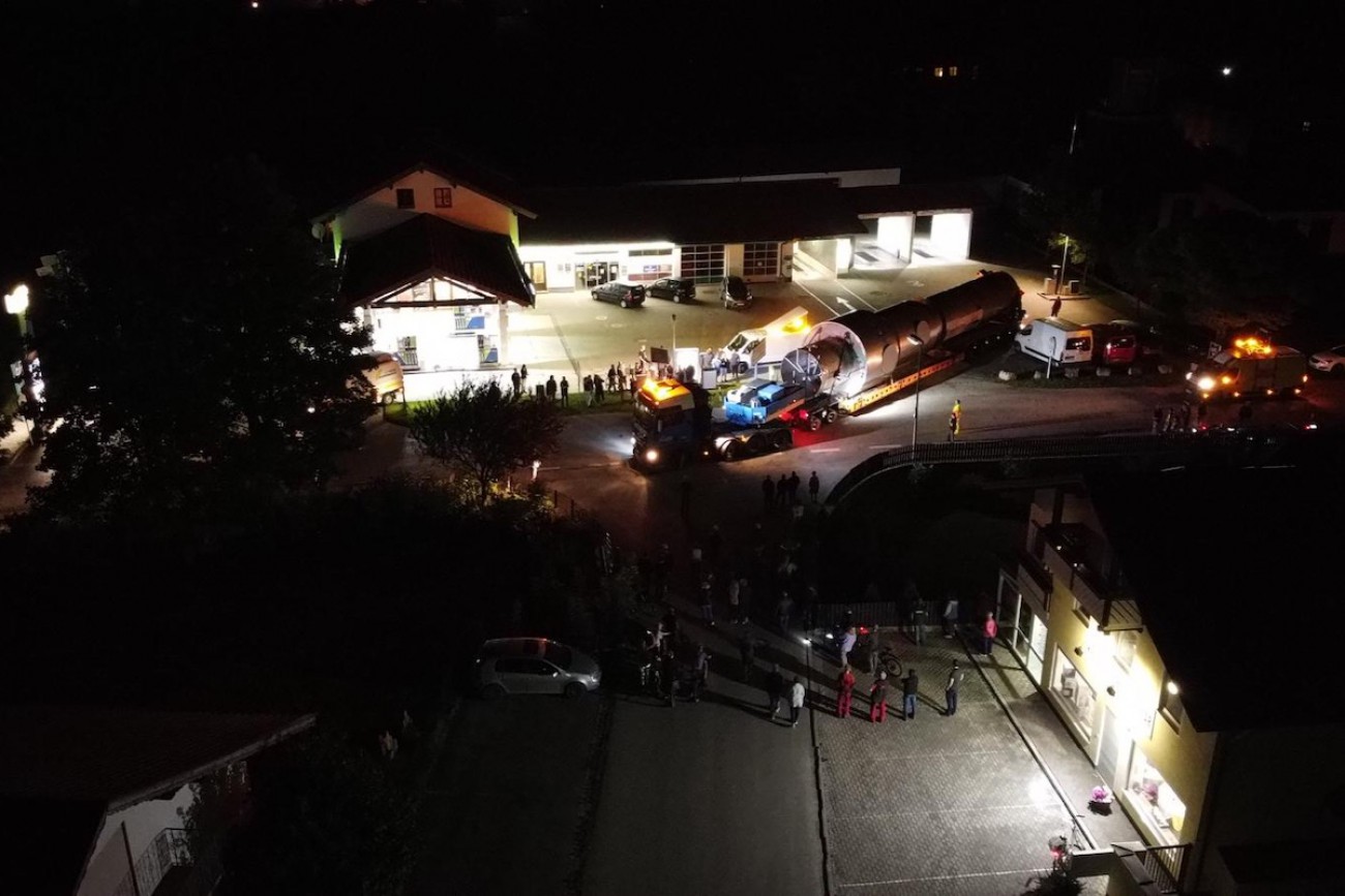 Eindampfanlage Verdampfer – … es war sehr eng