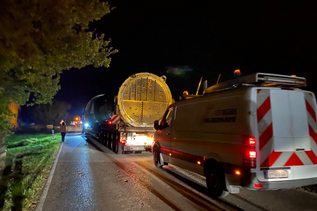 Eindampfanlage Verdampfer – … weiter Richtung Bahnübergang